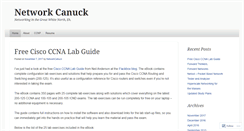 Desktop Screenshot of networkcanuck.com
